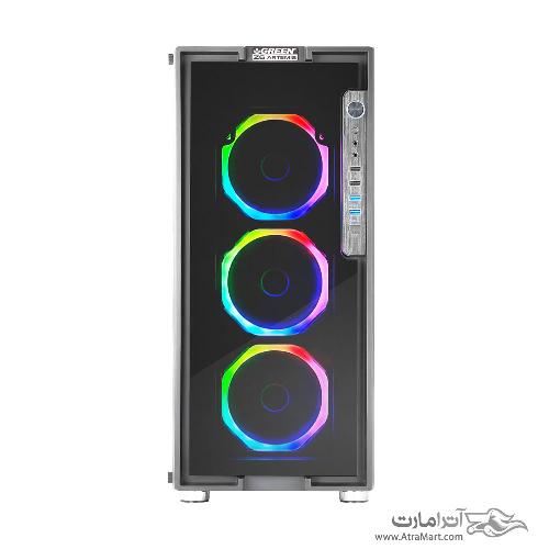 Green Z6 ARTEMIS RGB Mid Tower Case