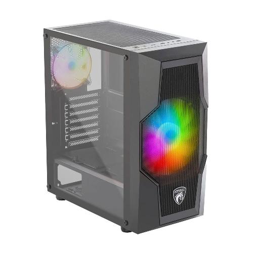 Green GRIFFIN G1 RGB Mid Tower Black Computer Case