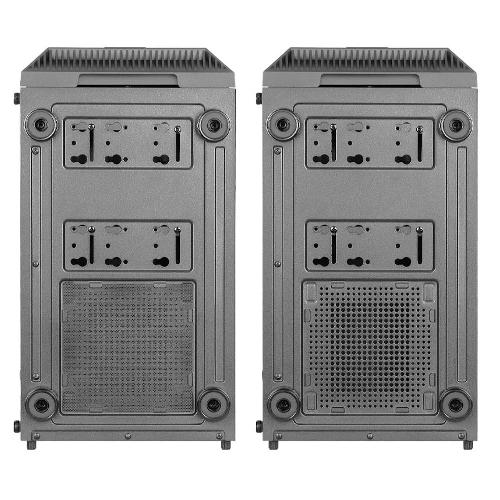 Green Arad Eco Mid Tower Gray Computer Case