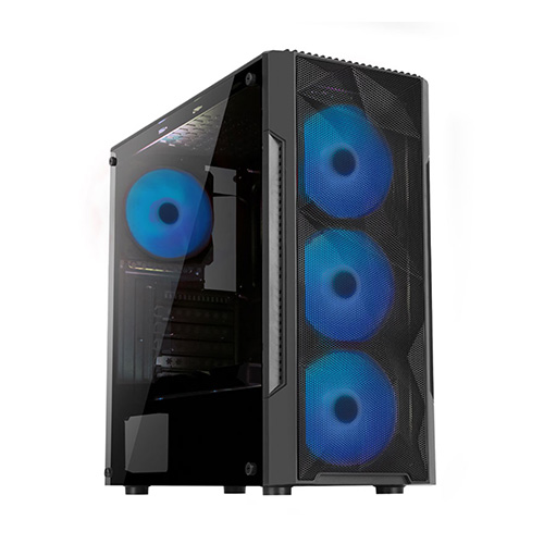 کیس کامپیوتر مسترتک HUNTER Mini Glass MasterTech HUNTER Mini Glass MicroATX Case