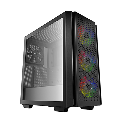 کیس کامپیوتر دیپ کول CG560 مشکی DEEPCOOL CG560 Black Mid-Tower Case