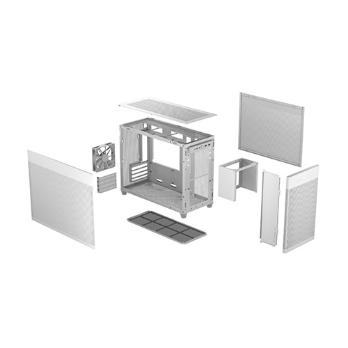 ASUS Prime AP201 MicroATX Case White