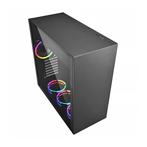 Sharkoon PURE STEEL RGB Black Mid Tower Case