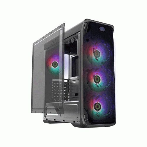 کیس کامپیوتر گیم مکس Starlight FRGB Black GameMax Starlight FRGB Black Computer Case