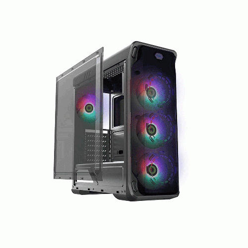 GameMax Starlight FRGB Black Gaming Computer Case