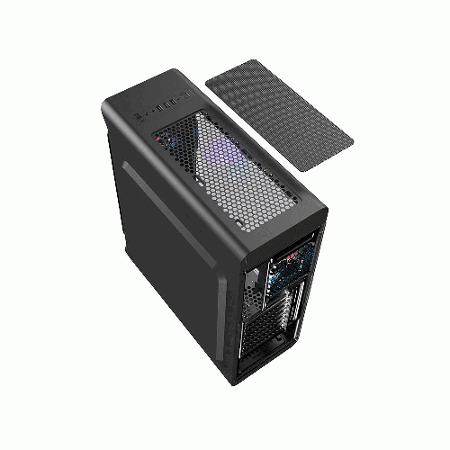 GameMax Starlight FRGB Black Gaming Computer Case