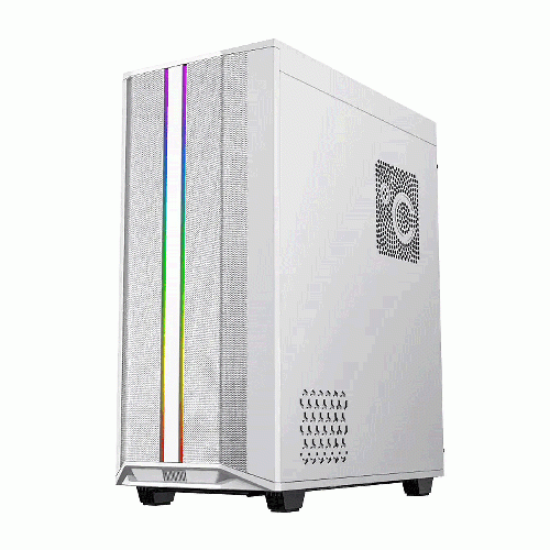 GameMax Precision White Gaming Computer Case
