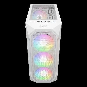 کیس گیمدیاس مدل AURA GC1 ELITE ARGB WH Gamdias AURA GC1 ELITE  ARGB WH Mid Tower Case