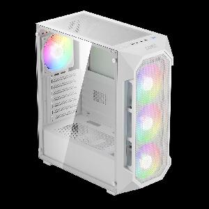 کیس گیمدیاس مدل AURA GC1 ELITE ARGB WH Gamdias AURA GC1 ELITE  ARGB WH Mid Tower Case