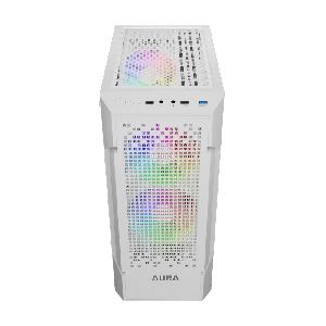 کیس کامپیوتر گیمدیاس مدل AURA GC7 WH ARGB Gamdias AURA GC7 WH ARGB Mid Tower Case