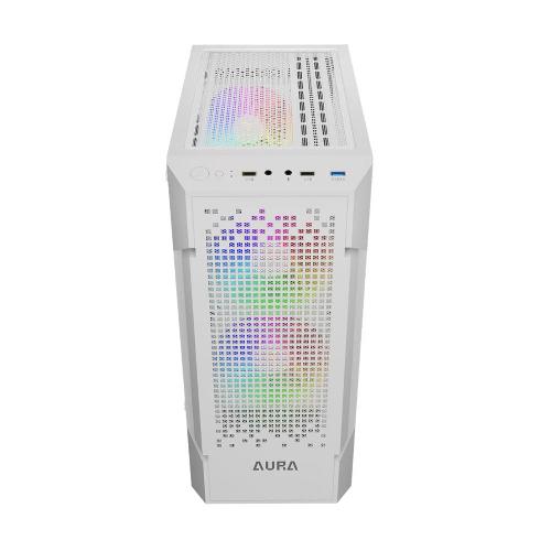 کیس کامپیوتر گیمدیاس مدل Aura GC7سفید Gamdias Aura GC7 Mid Tower Case wh