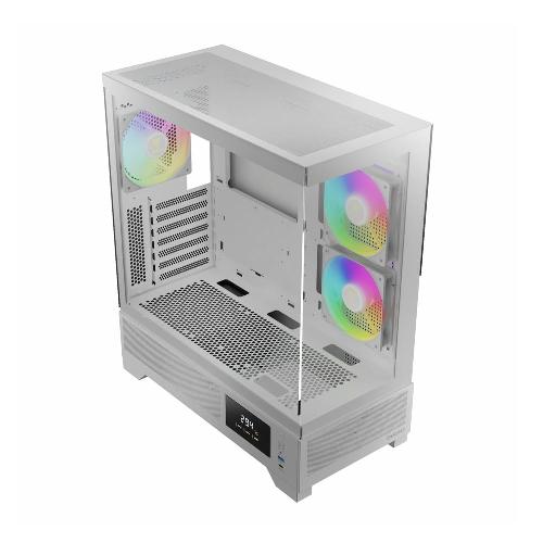 کیس کامپیوتر گیمدیاس مدل ATLAS M1 WH ARGB Gamdias ATLAS M1  ARGB WH Mid Tower Case