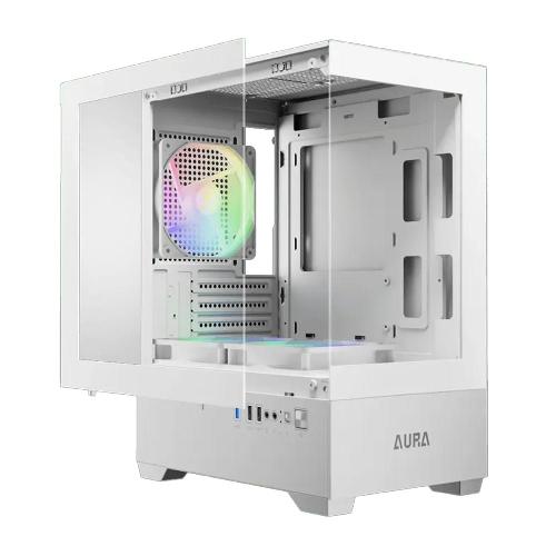 Gamdias AURA GC9M WH ARGB MICRO TOWER