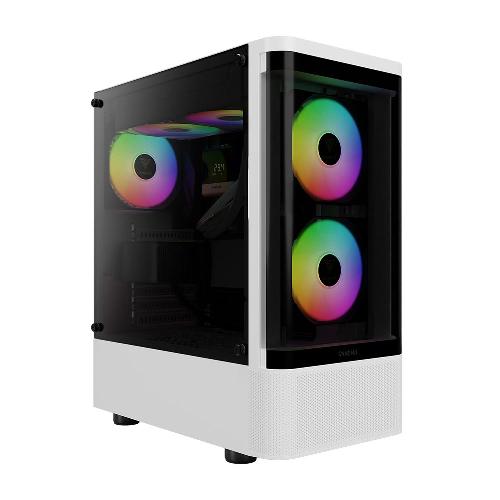 کیس کامپیوتر گیمدیاس مدل TALOS E3 CG WH Gamdias TALOS E3 CG WH Mid Tower Case