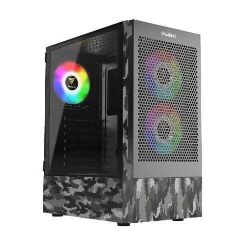 کیس کامپیوتر گیمدیاس مدل TALOS E3 MESH Commando Edition Gamdias Talos E3 Mesh Commando Edition Case