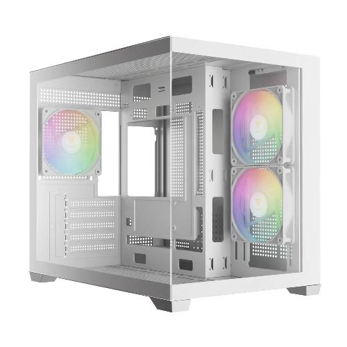 Gamdias AURA GC10M V2 WH ARGB Case
