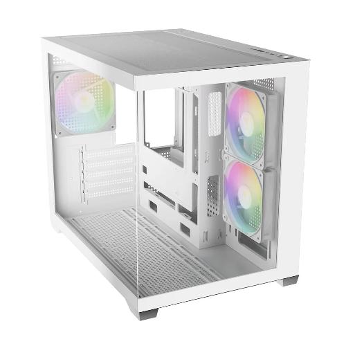 Gamdias AURA GC10M V2 WH ARGB Case