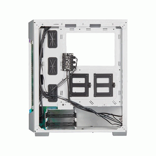 corsair iCUE 220T RGB Airflow White Mid Tower Smart Case