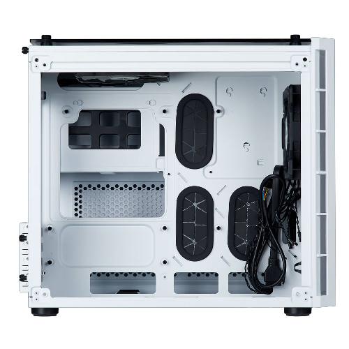 Corsair Crystal Series 280X RGB White Tempered Glass Micro ATX Case