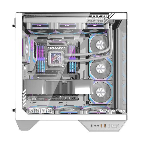 DarkFlash DY470 ATX  wh PC Case
