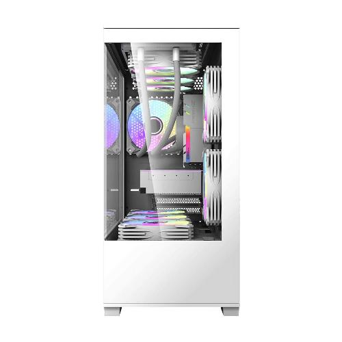 DarkFlash DK415P M-ATX WH PC Case