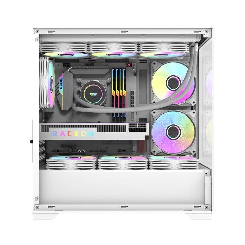 DarkFlash DK415P M-ATX WH PC Case