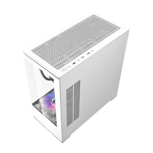 DarkFlash DK415P M-ATX WH PC Case