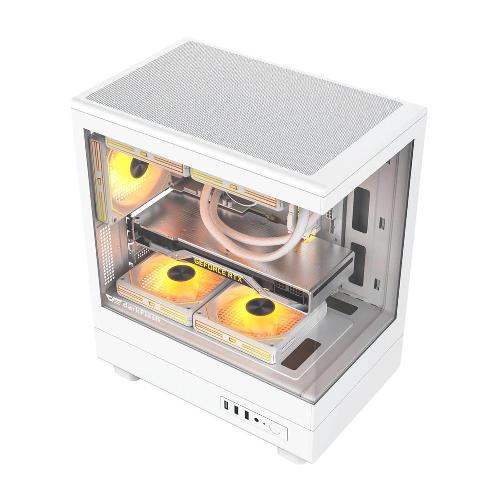 DarkFlash DB330M M-ATX PC wh Case