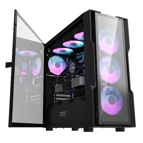DarkFlash DK431 Glass E-ATX PC Case