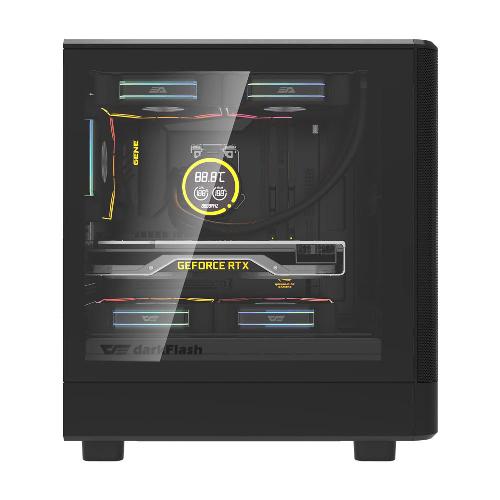 DarkFlash DB330M Mesh M-ATX Black Case