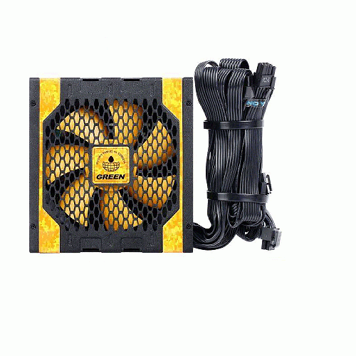 منبع تغذیه گرین مدل GP650A-UK PLUS GreenGP650A-UK PLUSSemi Modular Computer Supply
