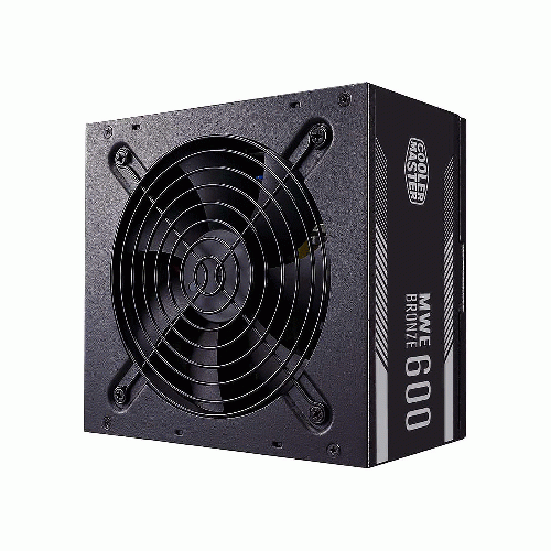 منبع تغذیه کامپیوتر کولر مستر مدل MWE Bronze 600 - V2 Cooler Master MWE Bronze 600 - V2 Computer Power Supply