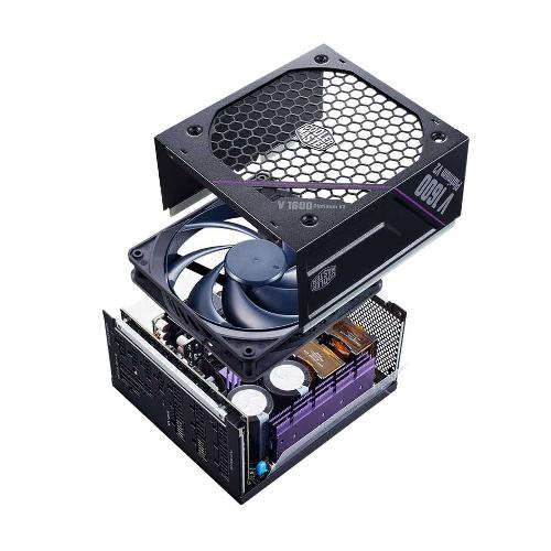 منبع تغذیه کامپیوتر کولرمستر مدل V PLATINUM 1600 V2 80 Plus Platinum توان 1600 وات Cooler Master V PLATINUM 1600 V2 80 Plus Platinum 1600W Power Supply