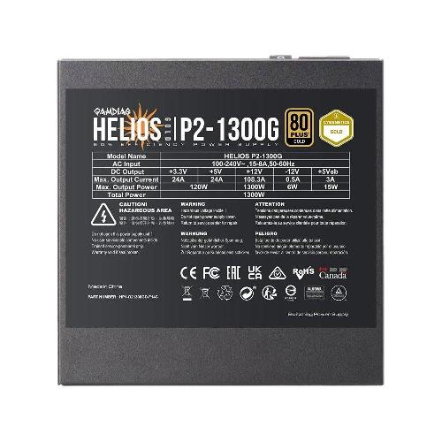 GAMDIAS HELIOS P2-1300G Gold Fully Modular Power Supply