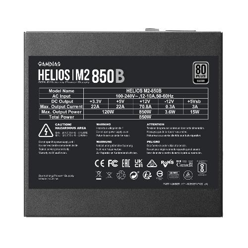 Gamdias HELIOS M2-850B Computer Power Supply