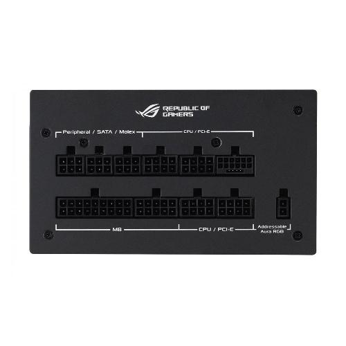 منبع تغذیه کامپیوتر ایسوس مدل ROG Strix Aura Edition 80 Plus Gold توان 1000 وات ASUS ROG Strix Aura Edition 1000W 80 Plus Gold Power Supply