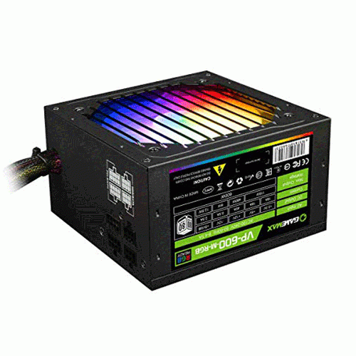 پاور کامپیوتر گیم مکس VP600 RGB-M GameMax POWER SUPPLY VP600 RGB-M