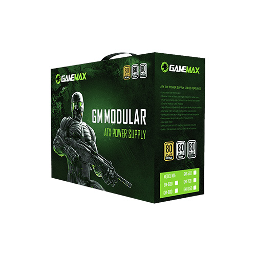 پاور گیم مکس GM-1050 Silver 1050W GameMax GM-1050 Silver 1050W Semi-Modular Power Supply