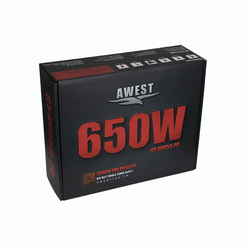 Awest GT-AV650-PB 650W 80Plus Bronze Power Supply
