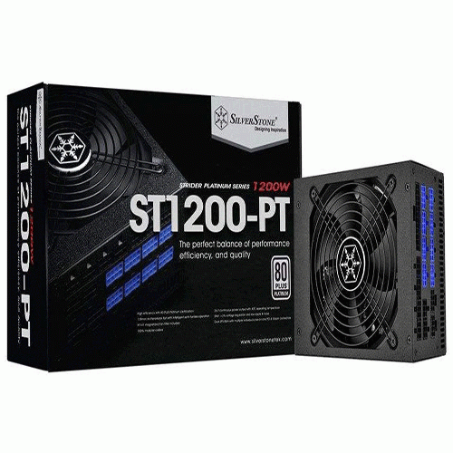 منبع تغذیه سیلوراستون Strider Platinum SST-ST1200-PT SilverStone Strider Platinum SST-ST1200-PT 1200W Power Supply