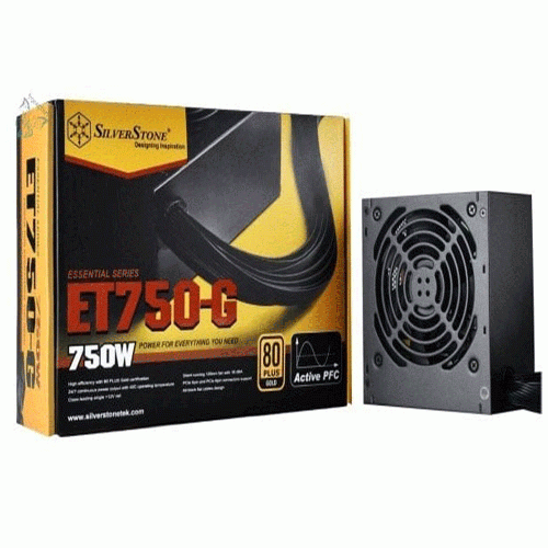 منبع تغذیه سیلوراستون Essential SST-ET750-G SilverStone Essential SST-ET750-G 750W Power Supply
