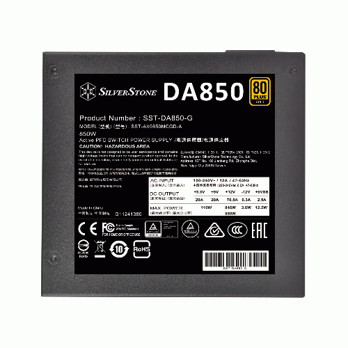 منبع تغذیه کامپیوتر سیلوراستون SST-DA850-G SilverStone SST-DA850-G Power Supply