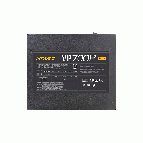 Antec VP700P Plus Non-Modular White 700W Computer Power Supply