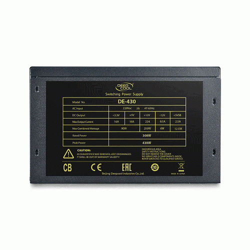 DeepCool DP-DE430-BK Computer Power Supply