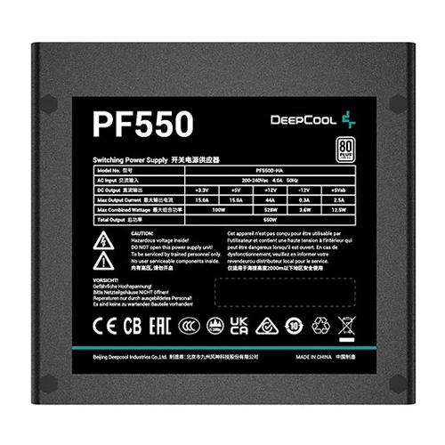 منبع تغذیه (پاور) دیپ کول مدل pf550 wh DeepCool PF550 wh 80 PLUS Standard Power Supply