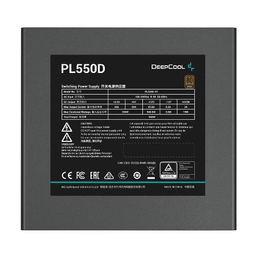 منبع تغذیه کامپیوتر دیپ کول مدل PL550D 80 Plus Bronze توان 550 وات DeepCool PL550D 80 Plus Bronze 550W Power Supply