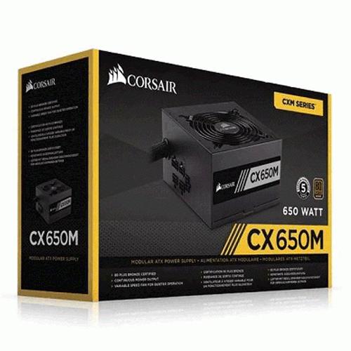 corsair CX650M Bronze Semi Modular 650W Power Supply