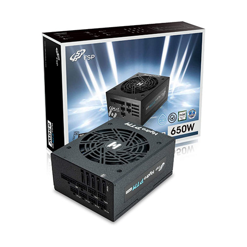 پاور اف اس پی Hydro PTM Pro 650W Platinum FSP Hydro PTM Pro 650W Platinum Full-Modular Power Supply