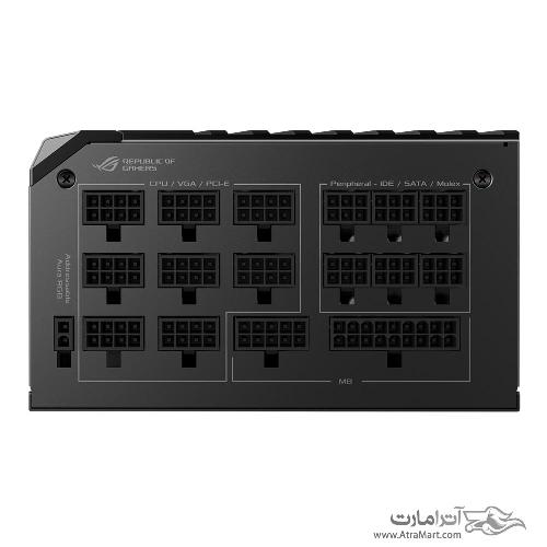 منبع تغذیه ماژولار ایسوس مدل ROG-THOR-1200P Asus ROG-THOR-1200P 80PLUS Platinum Modular Power Supply