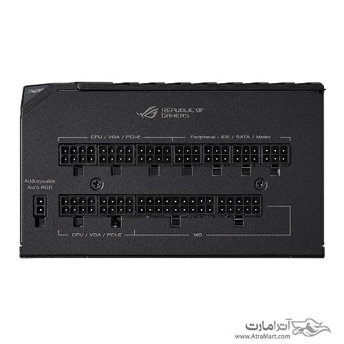 منبع تغذیه ماژولار ایسوس مدل ROG-THOR-850P Asus ROG-THOR-850P 80PLUS Platinum Modular Power Supply